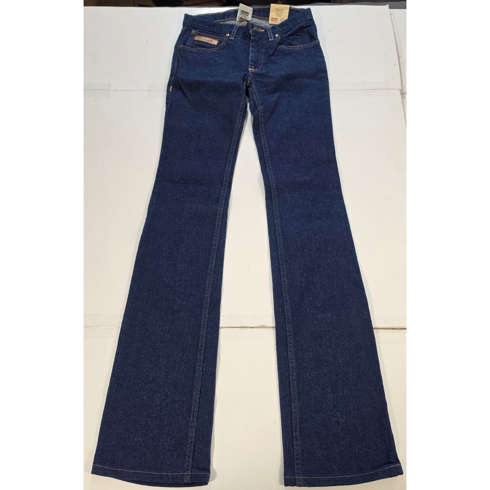 Texas Jeans USA Ladies Low Rise Stretch Jeans 214ST Dark Indigo Made in USA 2